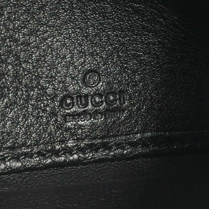 Gucci Leather Bamboo Continental Wallet Black 8 of 8