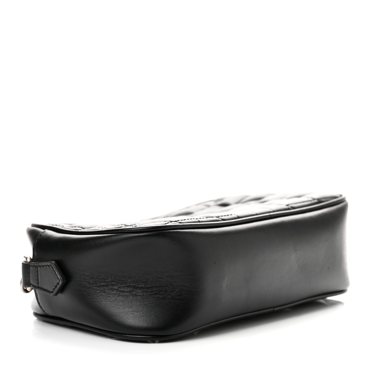 Calfskin Matelasse Aria Small GG Marmont Chain Shoulder Bag Black