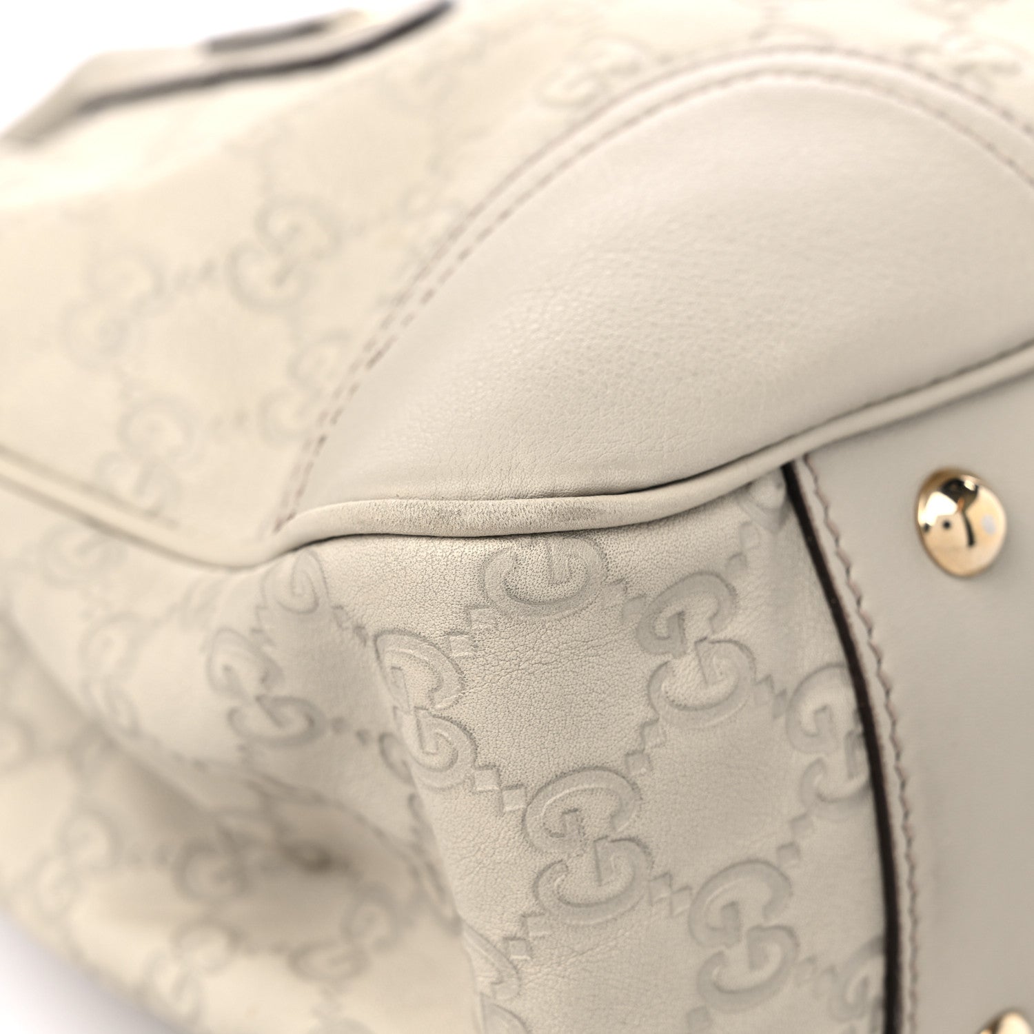 Gucci Guccissima Medium Princy Tote Off White 10 of 16