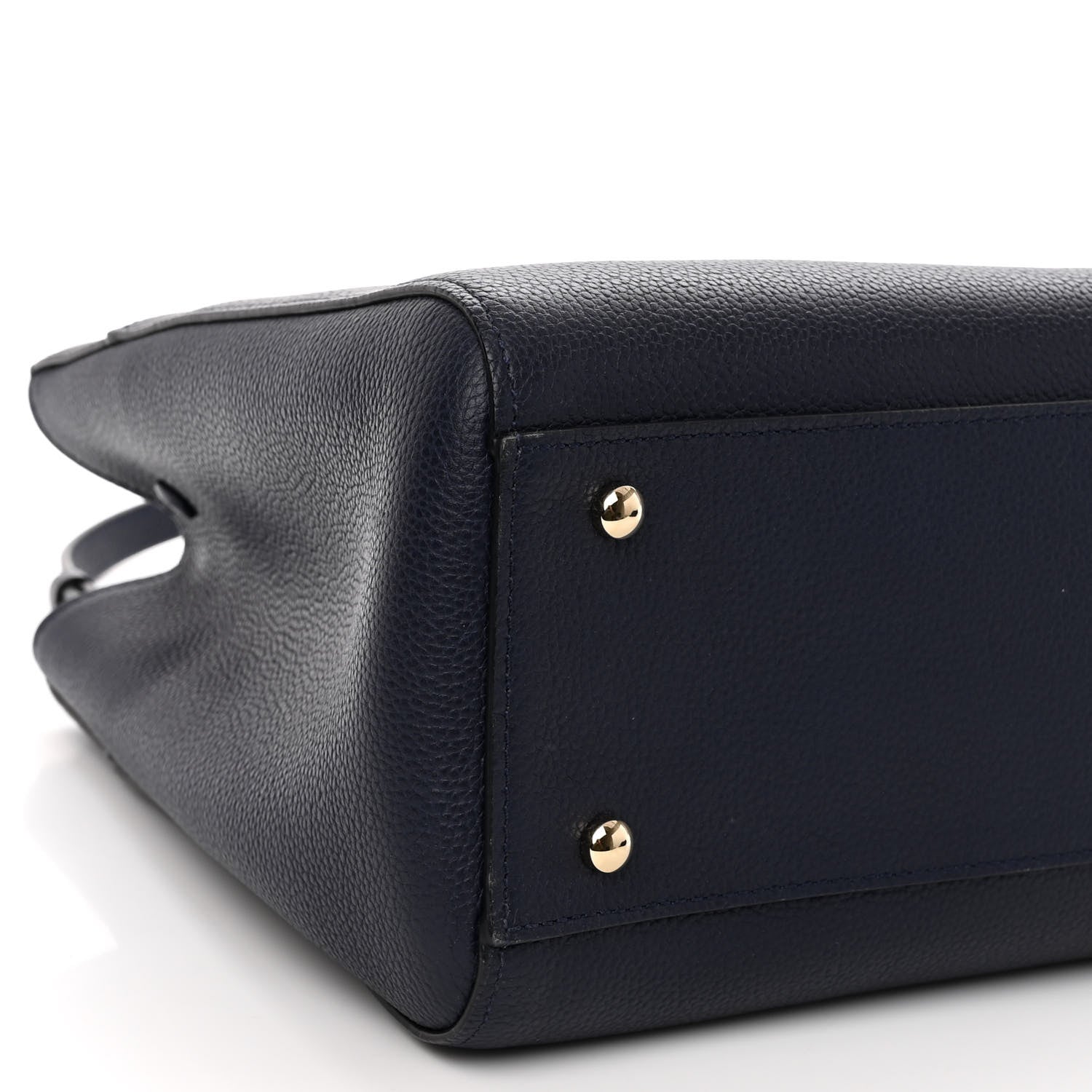 Chanel Grained Calfskin Small Neo Executive Shopper Tote Dark Blue 9 of 10