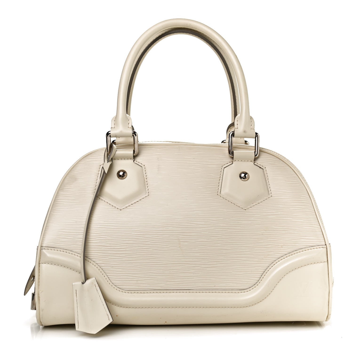 Louis Vuitton Epi Bowling Montaigne PM Ivory 1 of 15