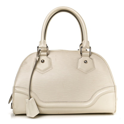 Louis Vuitton Epi Bowling Montaigne PM Ivory 1 of 15