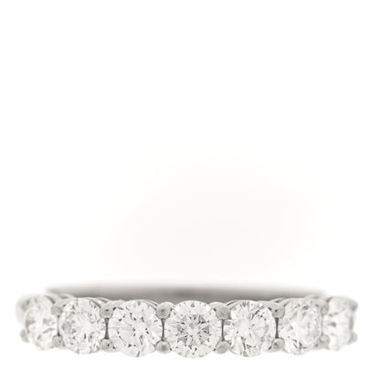 Tiffany Platinum Diamond .91ctw 3.5mm Embrace Band Ring 53 6.5 1 of 4