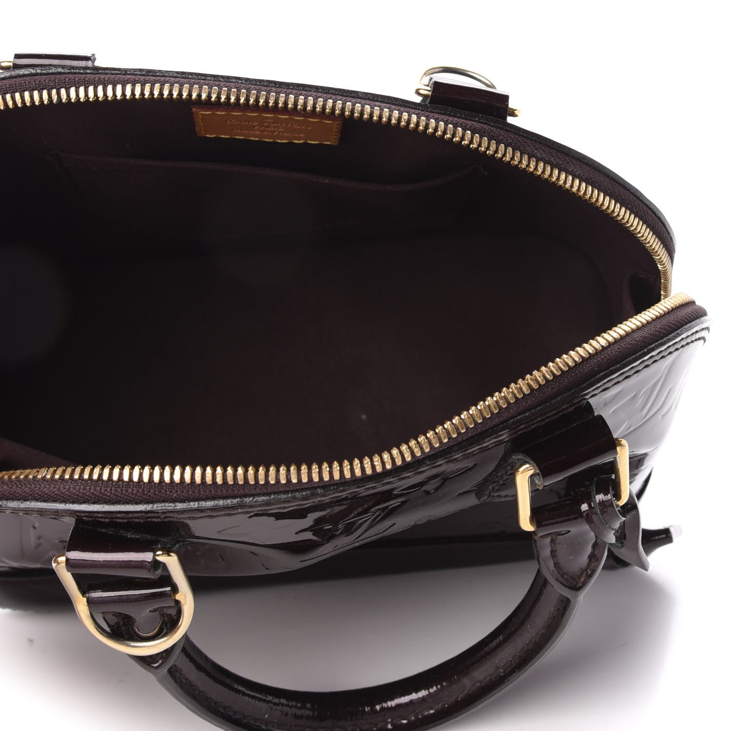 Louis Vuitton Vernis Alma BB Amarante 6 of 9
