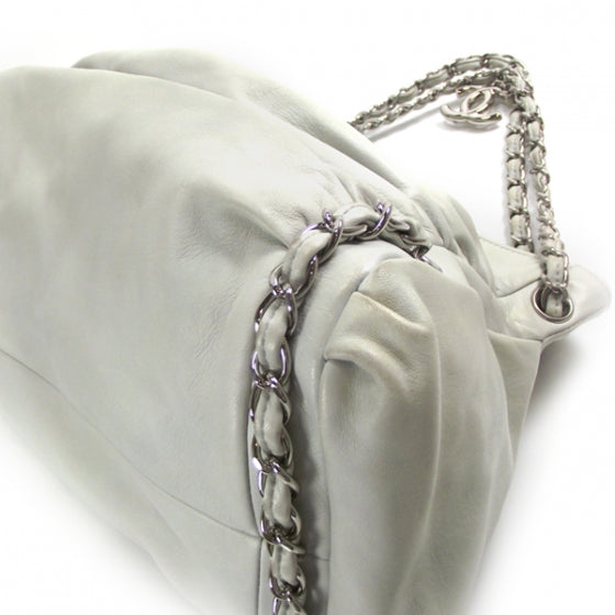 Chanel Lambskin Sharpei Large Bag Gray 6 of 14