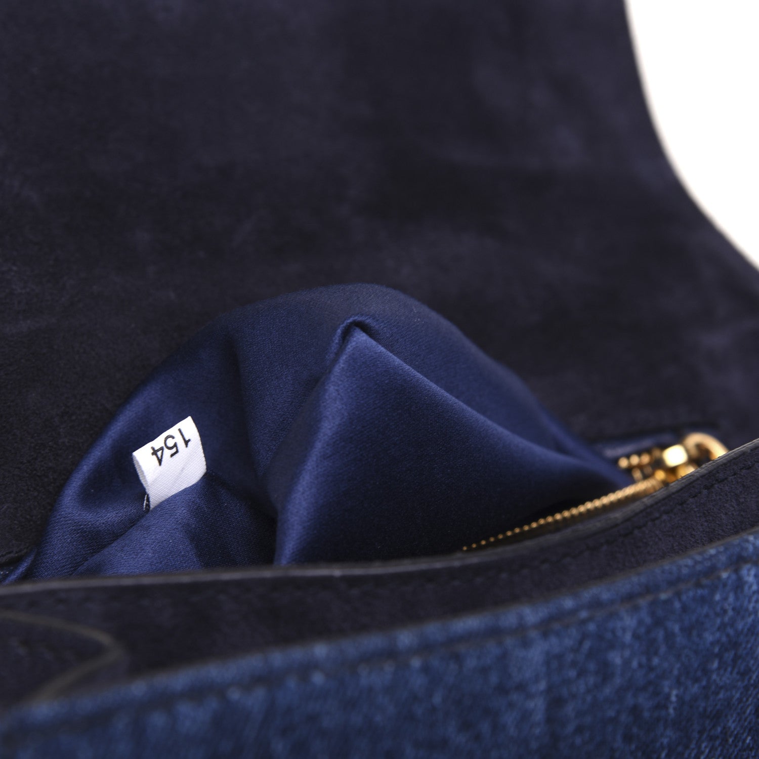 Miu Miu Denim Goatskin Bandoliera Madras Shoulder Bag Blue 9 of 10