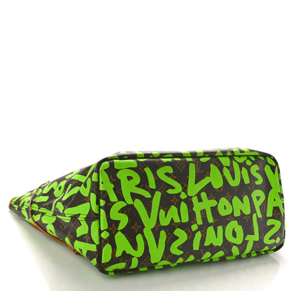 Louis Vuitton Monogram Graffiti Neverfull GM Green 4 of 12