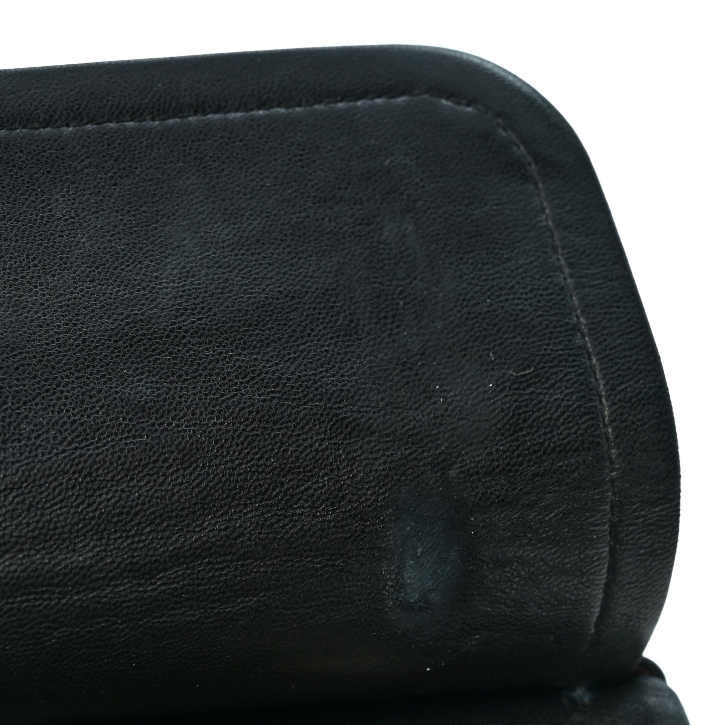 Lambskin Quilted Small Double Flap Black
