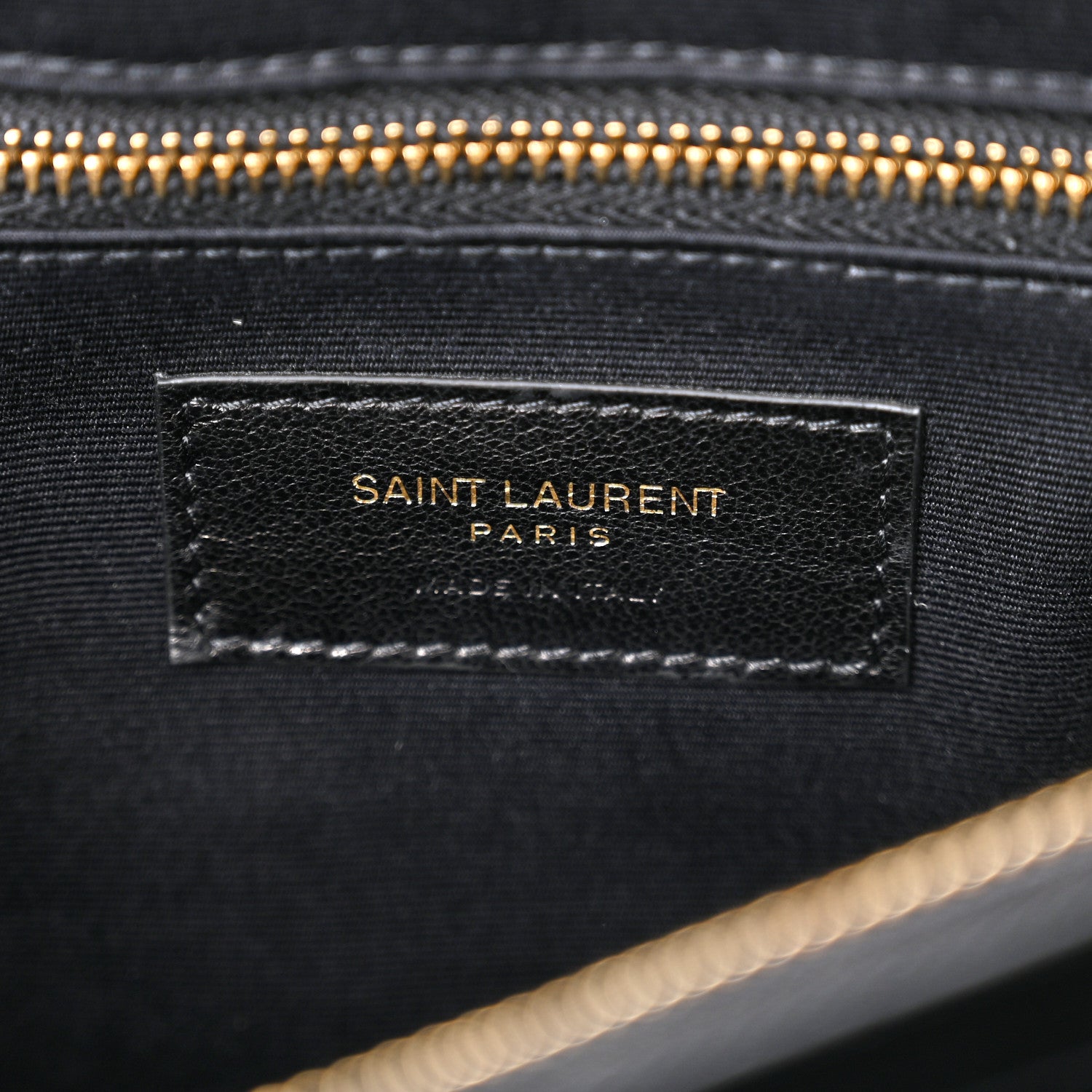 Saint Laurent Calfskin Y Quilted Monogram Large Loulou Chain Satchel Black 6 of 10