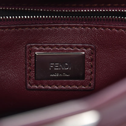 Fendi Nappa Mini Peekaboo Iconic Satchel Bordeaux 8 of 8