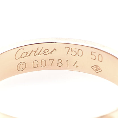 Cartier 18K Pink Gold 3.5mm LOVE Wedding Band Ring 50 5.25 4 of 4