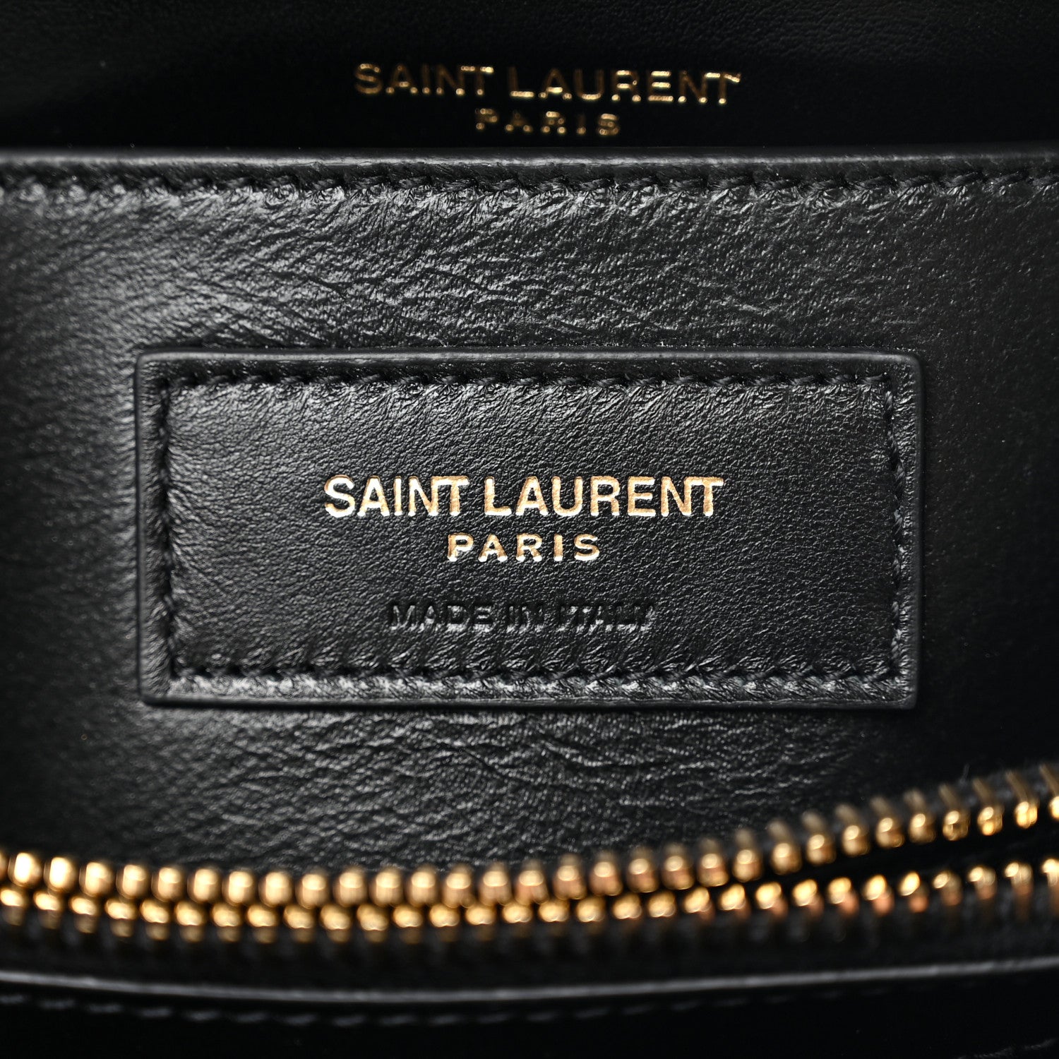 Saint Laurent Calfskin Y Quilted Monogram Small Loulou Chain Satchel Black 6 of 9