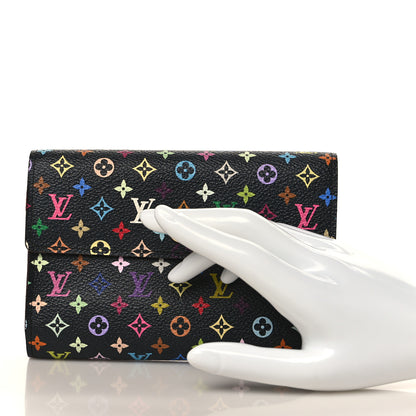 Louis Vuitton Monogram Multicolor Alexandra Wallet Black 2 of 6