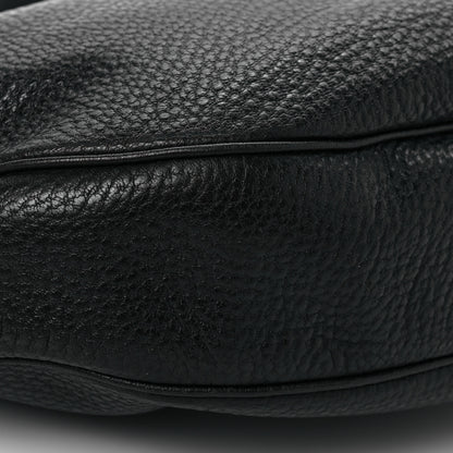 Gucci Calfskin Half Moon Bamboo Ring Hobo Black 8 of 9