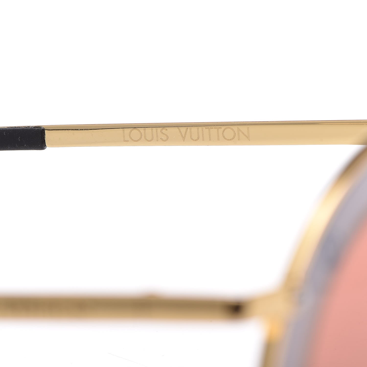 Louis Vuitton Round Metropolis Sunglasses Z0908U Brown Gold 7 of 11