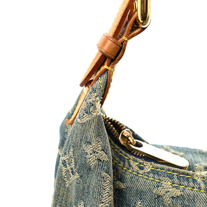 Louis Vuitton Denim Baggy GM Blue 11 of 13