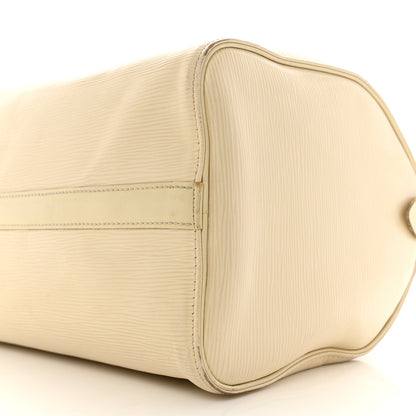 Louis Vuitton Epi Speedy 30 Ivory 9 of 14