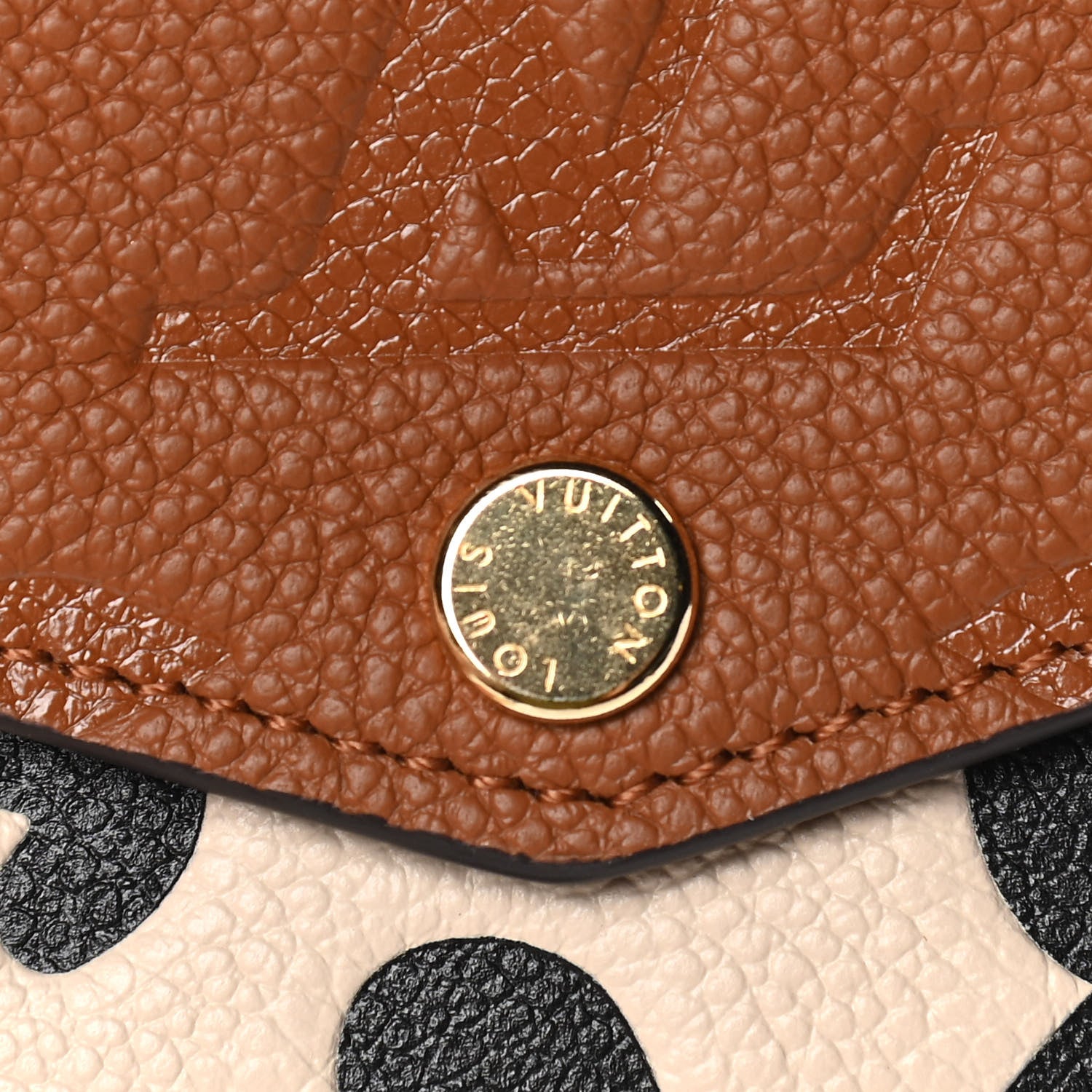Louis Vuitton Empreinte Monogram Giant Wild At Heart Key Pouch Caramel 5 of 5