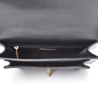 Chanel Calfskin Caviar Quilted Chain Handle Flap Black 4 of 10