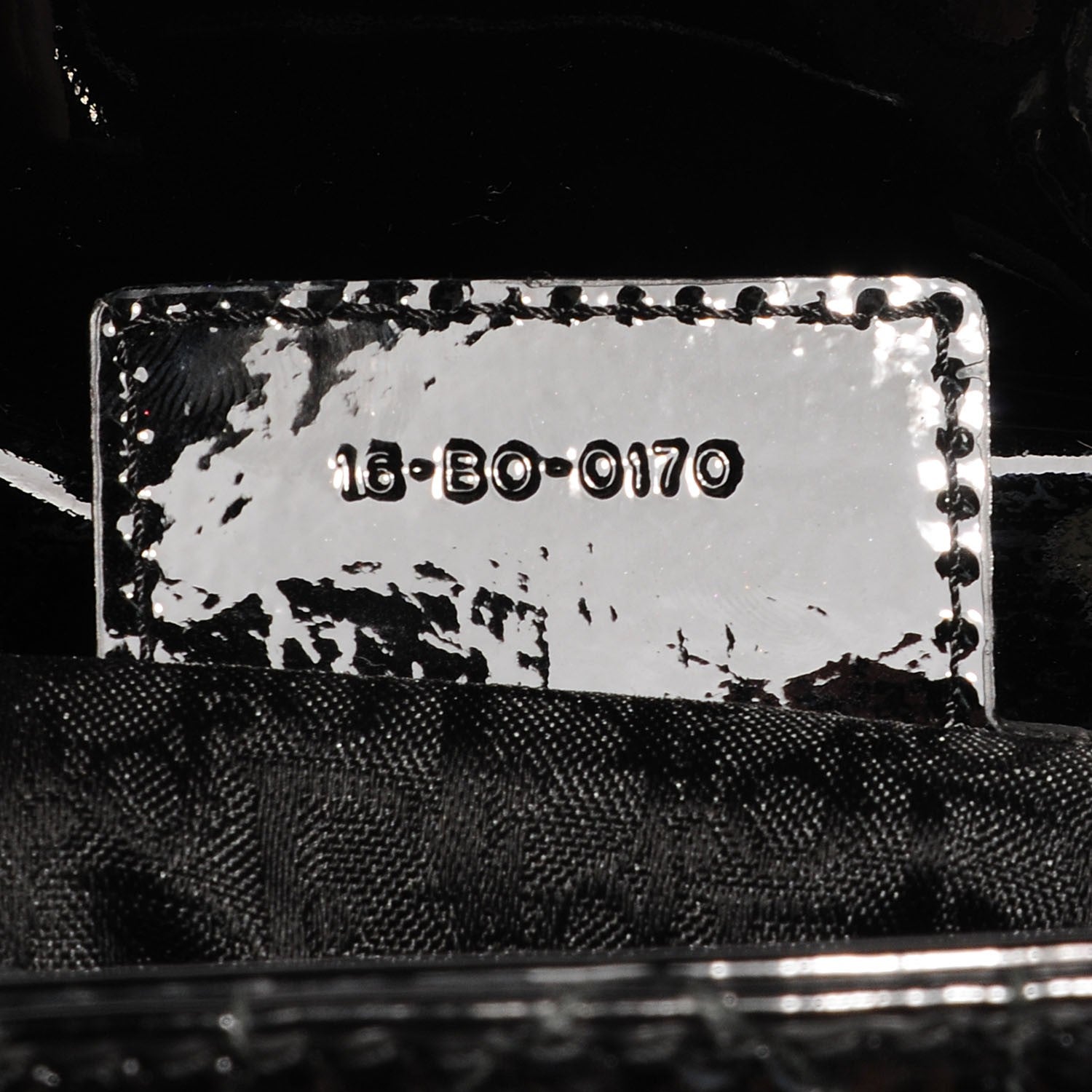 Christian Dior Patent Cannage Large Lady Dior Black 7 of 7