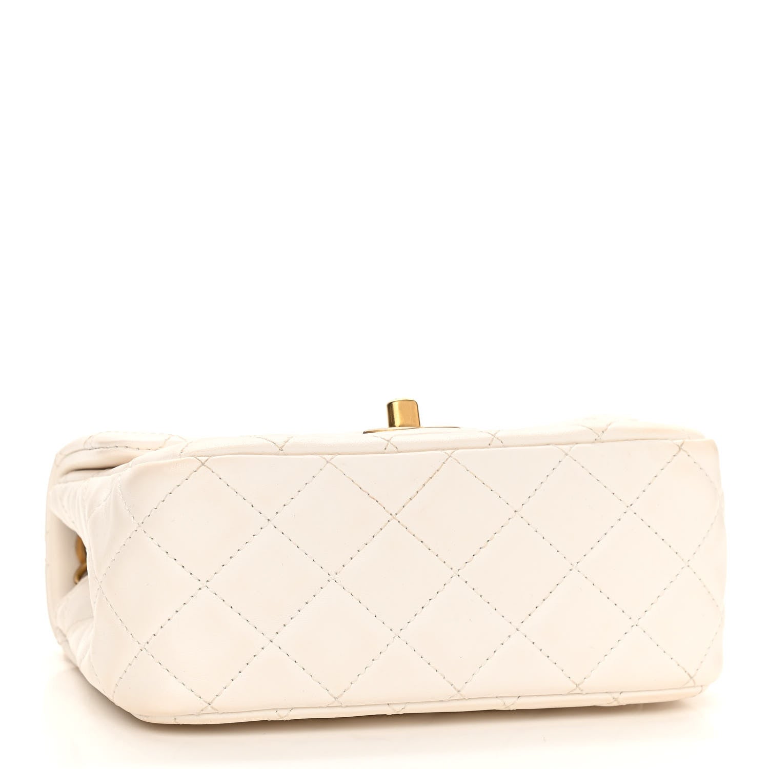 Chanel Lambskin Quilted Mini Pearl Crush Flap White 4 of 11