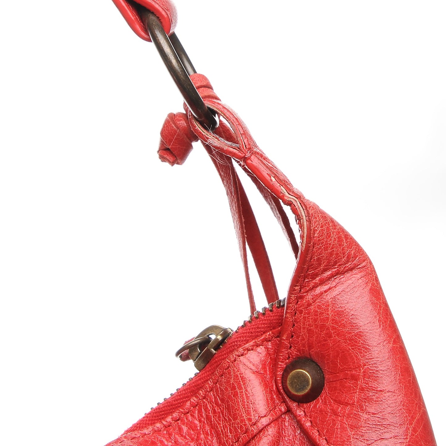 Agneau Classic Hardware Day Hobo Coquelicot