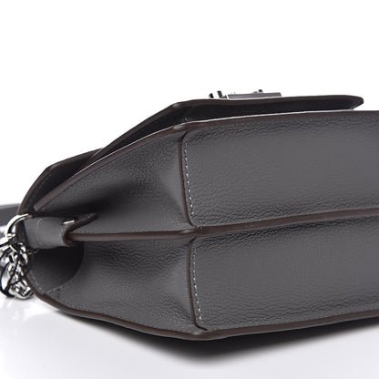 MCM Park Avenue Calfskin Mini Patricia Crossbody Bag Charcoal 8 of 9