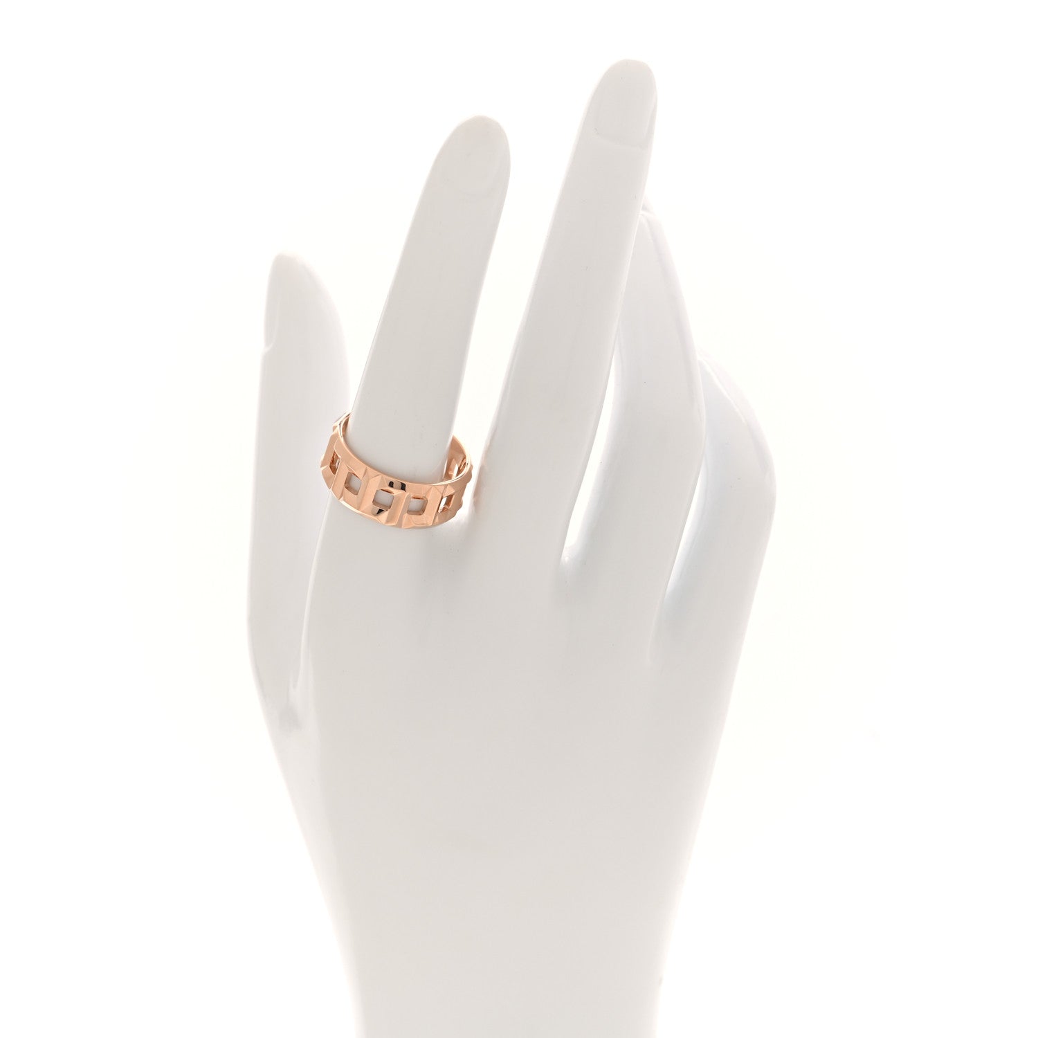 Tiffany 18K Rose Gold T True Wide Ring 57 8 2 of 4