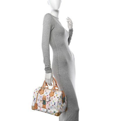 Louis Vuitton Monogram Multicolor Speedy 30 White 2 of 14