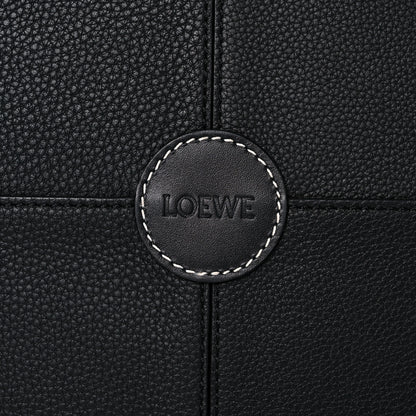 Loewe Grained Calfskin Small Cushion Tote Black 12 of 13
