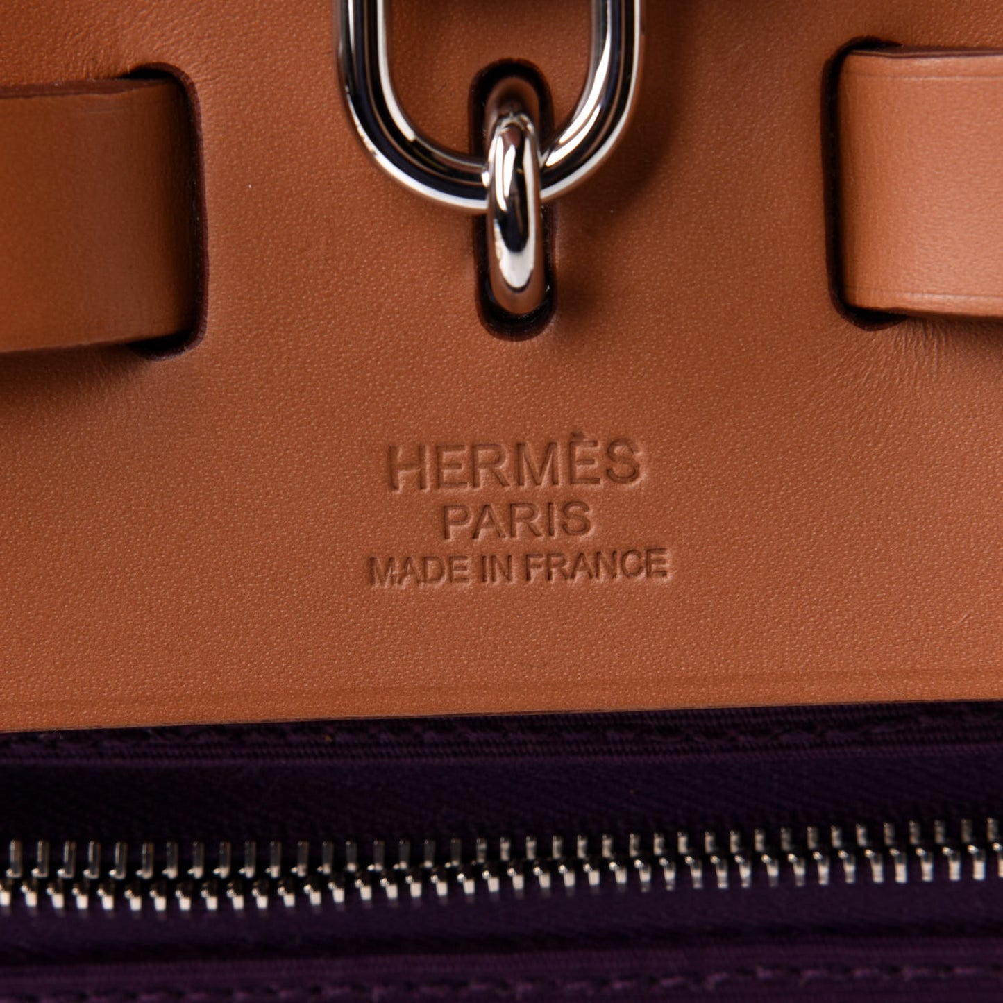 Toile Vache Hunter Herbag Zip 39 MM Cassis Fauve