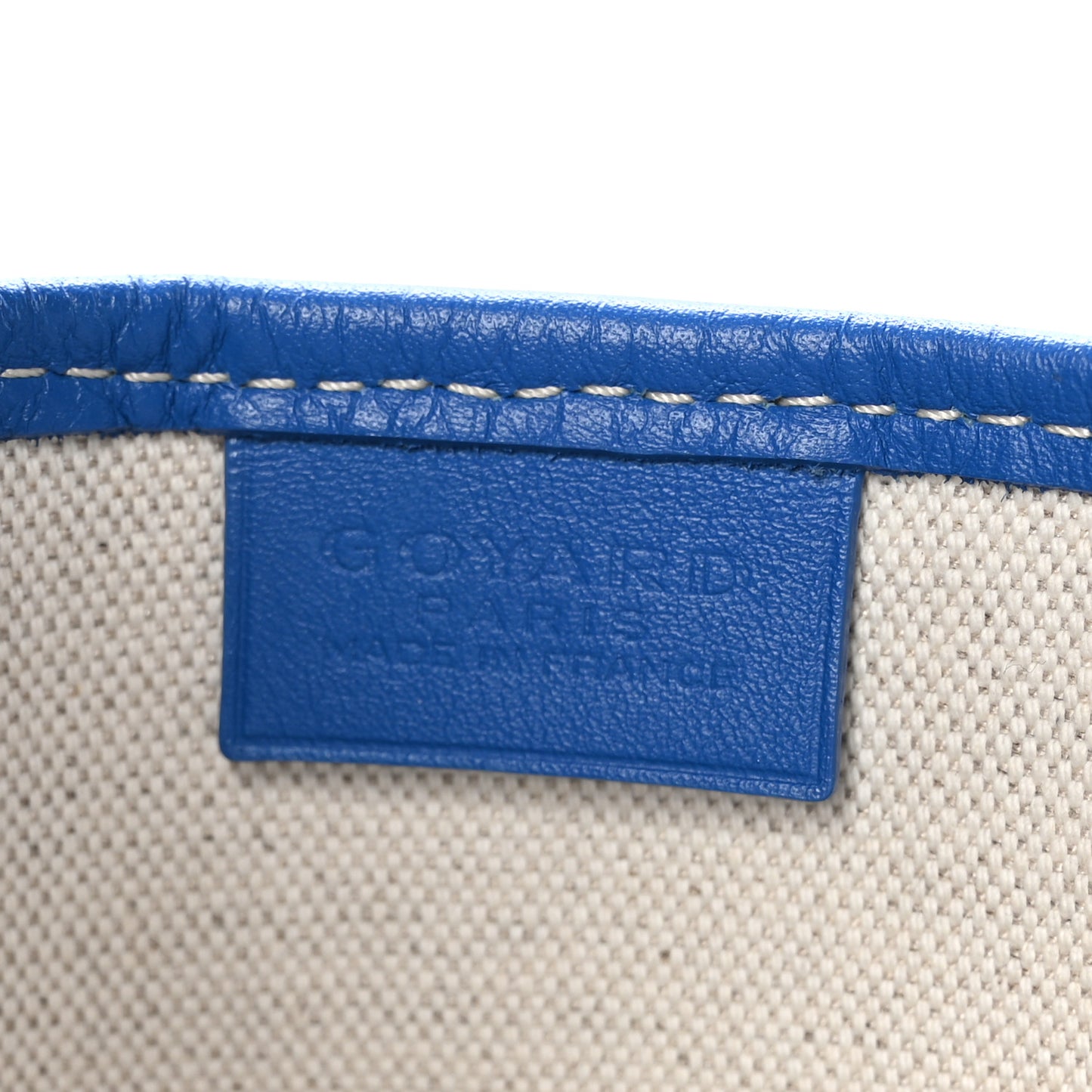 Goyardine Poitiers Tote Blue