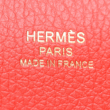 Hermes Evercolor Sac Roulis 23 Rouge De Coeur 8 of 11