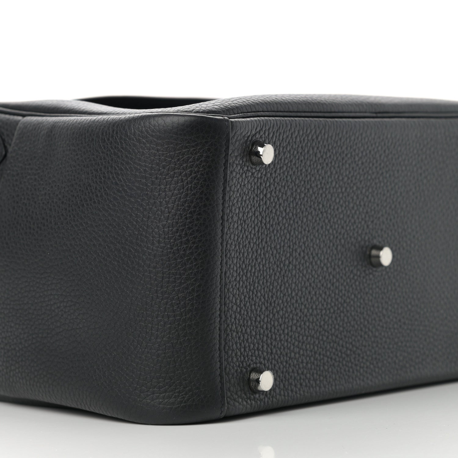 Hermes Taurillon Clemence Lindy 30 Black 9 of 12