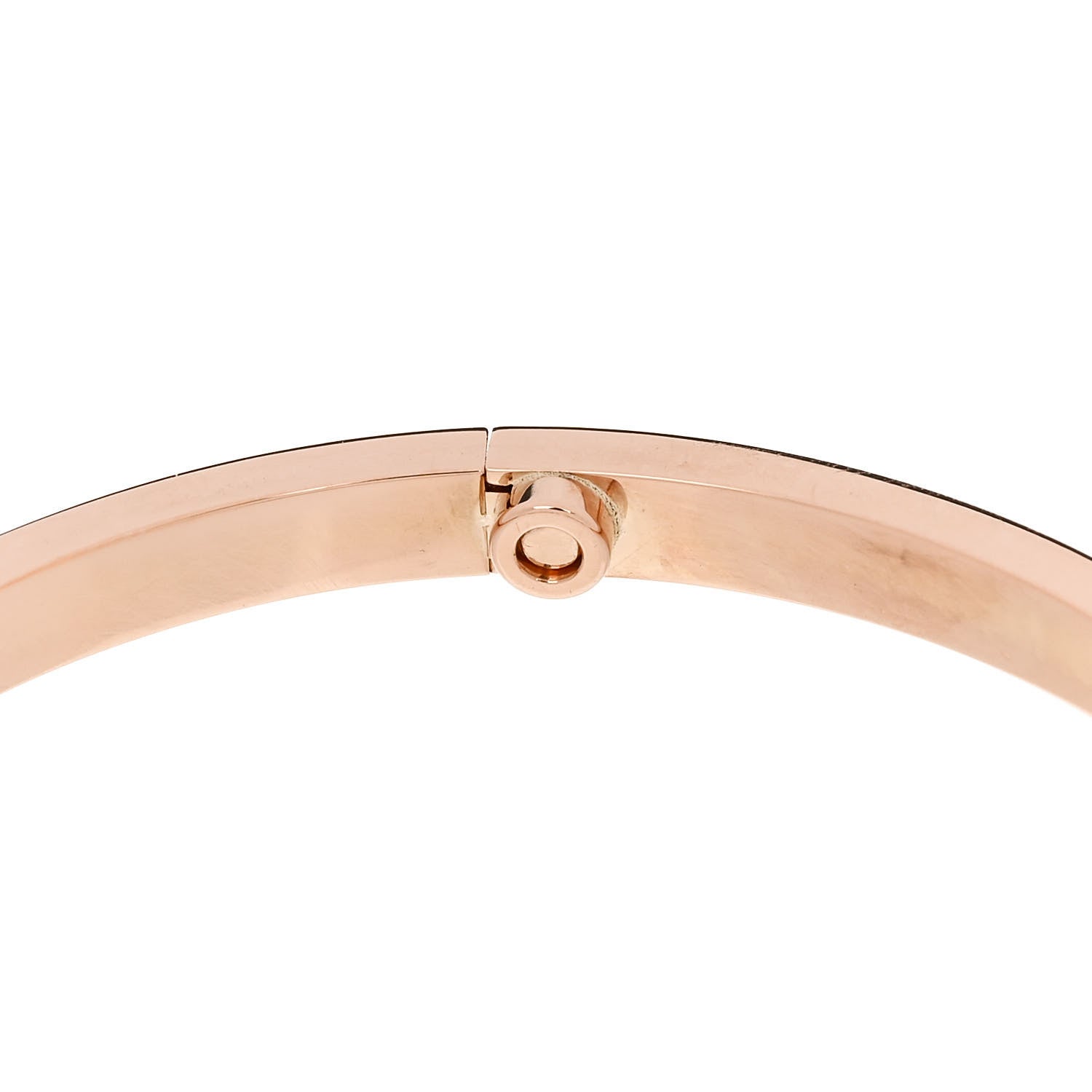 Cartier 18K Pink Gold Small LOVE Bracelet 17 7 of 8