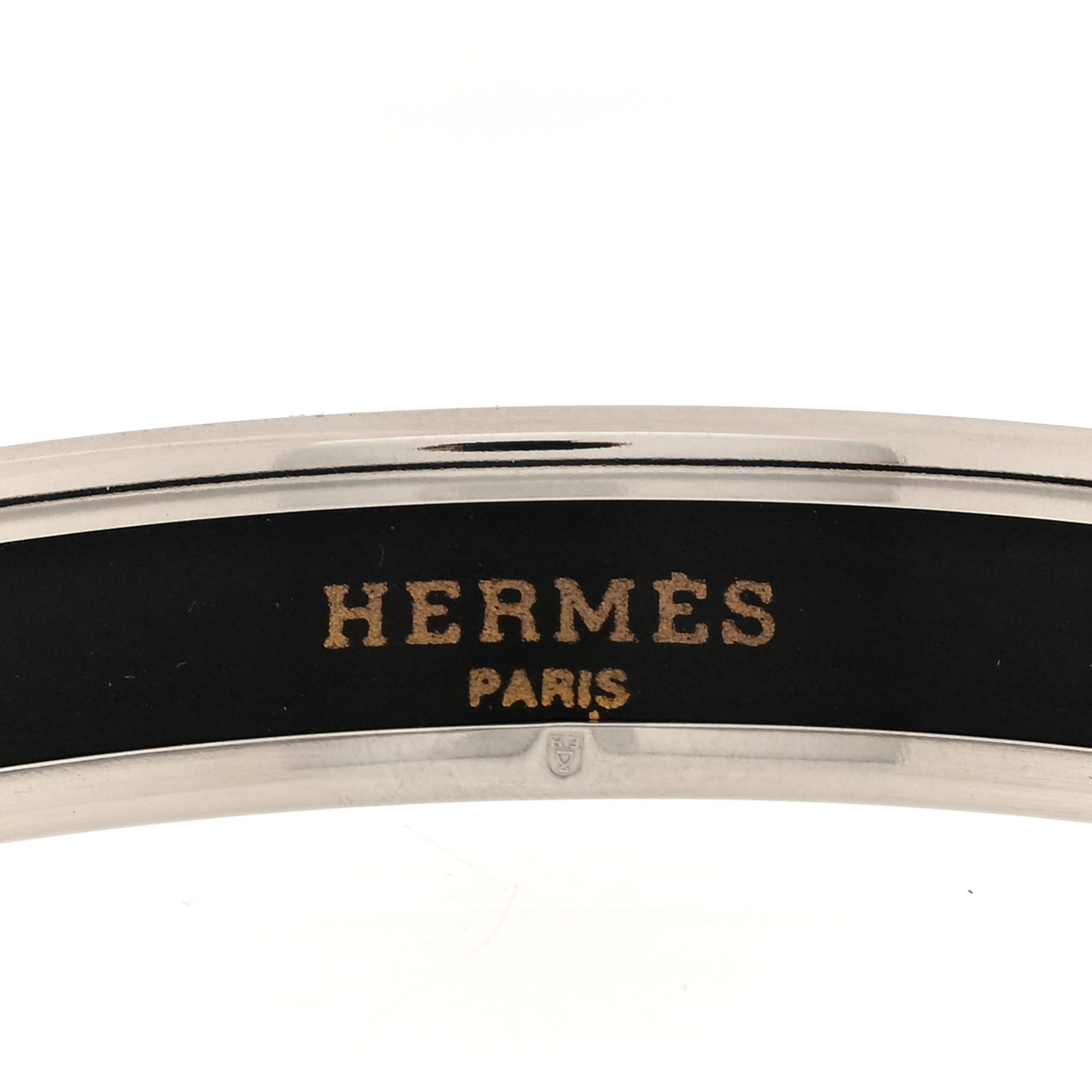 Enamel Printed Narrow Caleche Bracelet 70 Rose Dragee