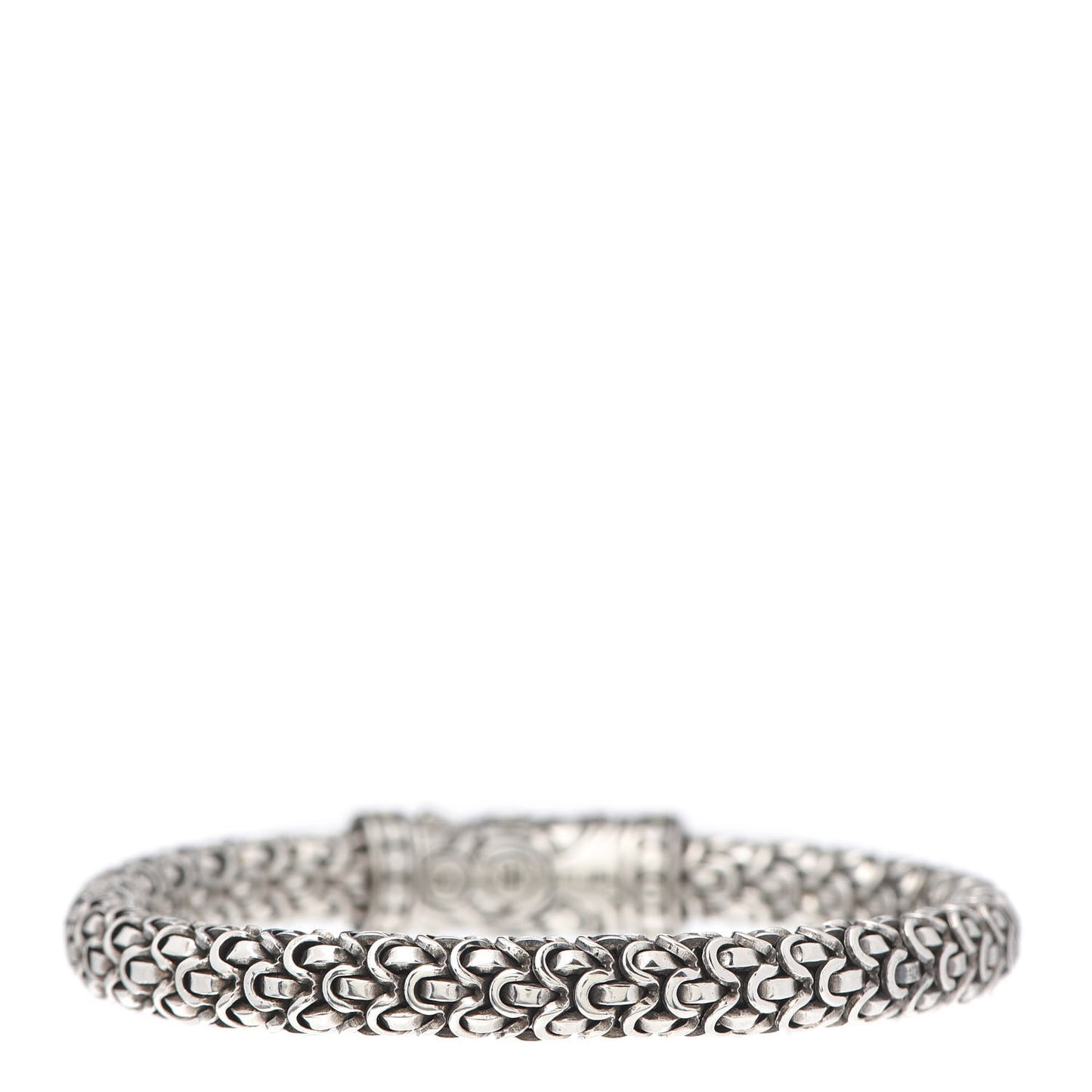 Sterling Silver 18K Yellow Gold 6.5mm Legends Naga Station Bracelet