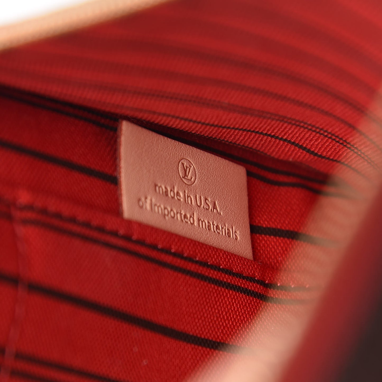 Monogram Neverfull MM GM Pochette Cherry