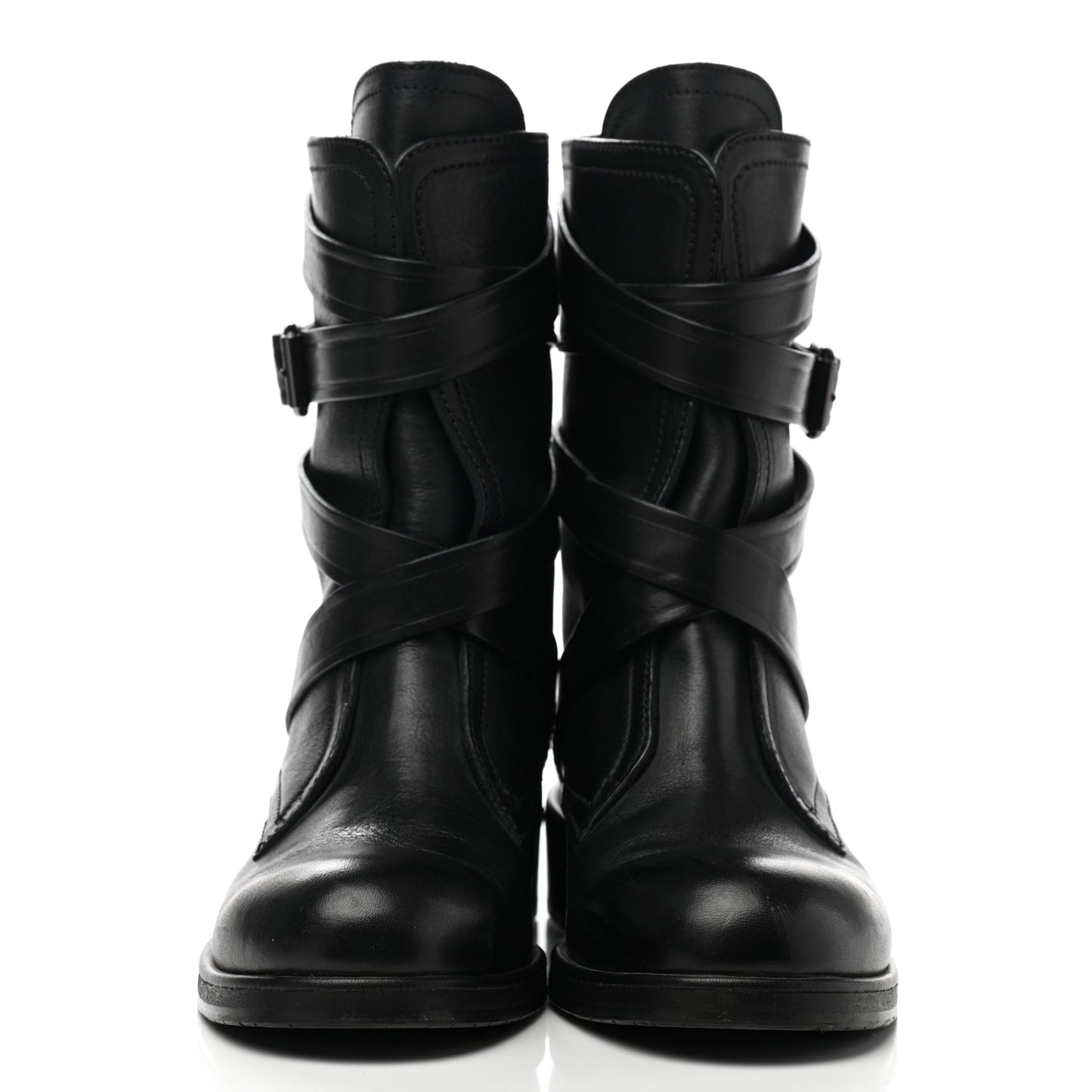 Grainy Calfskin Dalston Boots 37 Black