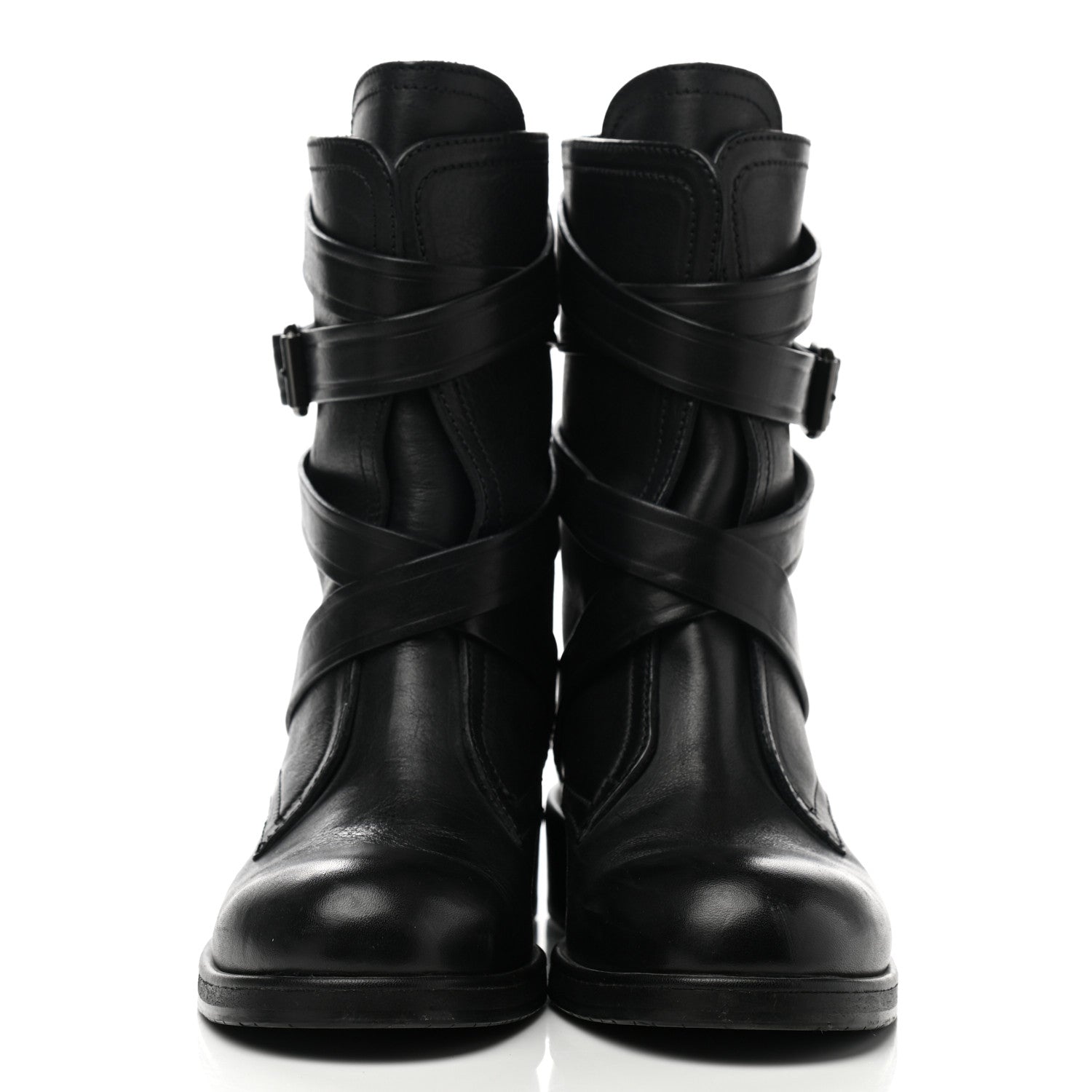 Jimmy Choo Grainy Calfskin Dalston Boots 37 Black 2 of 7