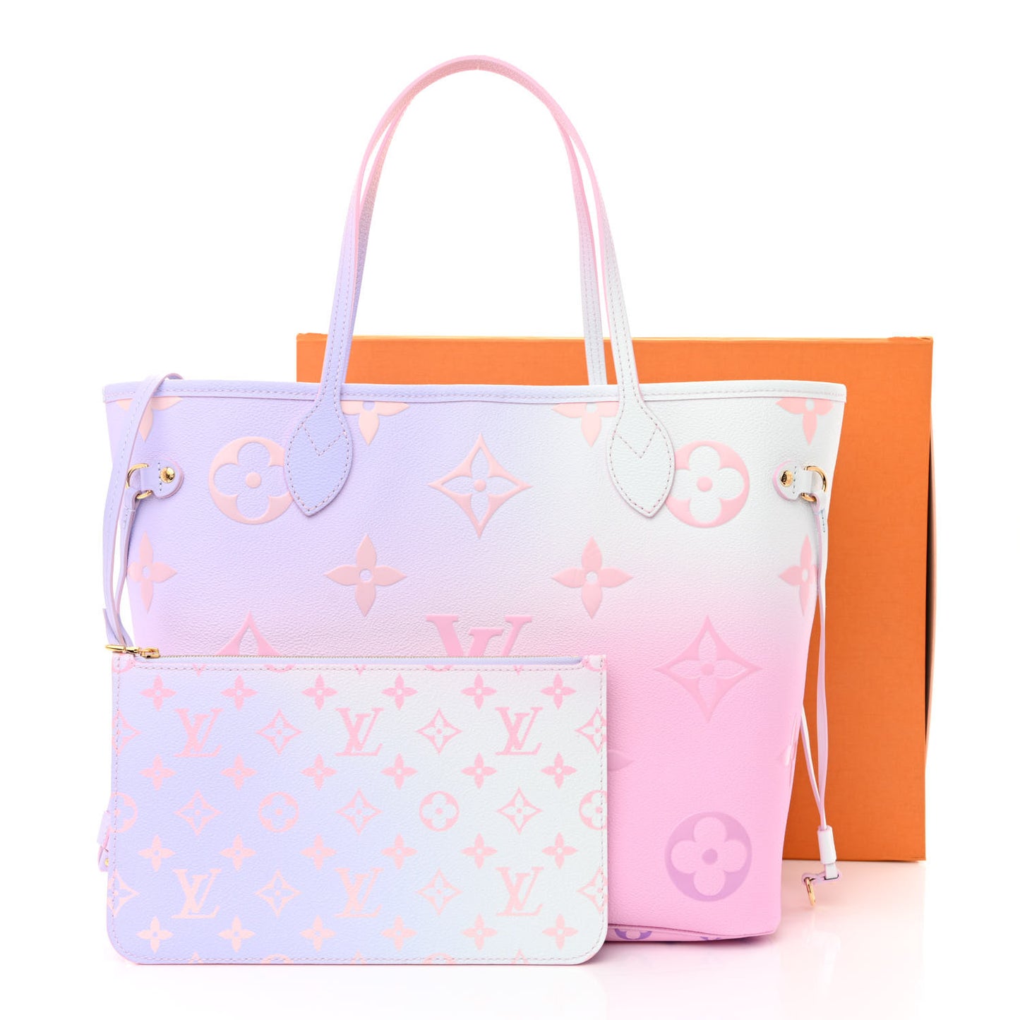 Monogram Giant Spring In The City Neverfull MM Sunrise Pastel