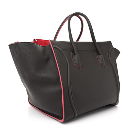 Celine Baby Grained Calfskin Medium Phantom Luggage Dark Taupe 3 of 16