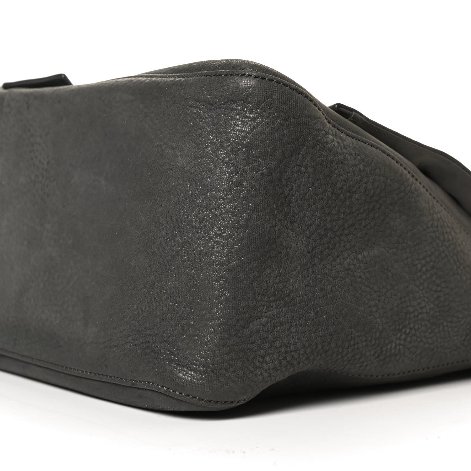 Fendi Vitello Savana Big Mama Baguette Grigio Tartaruga Natural 11 of 13