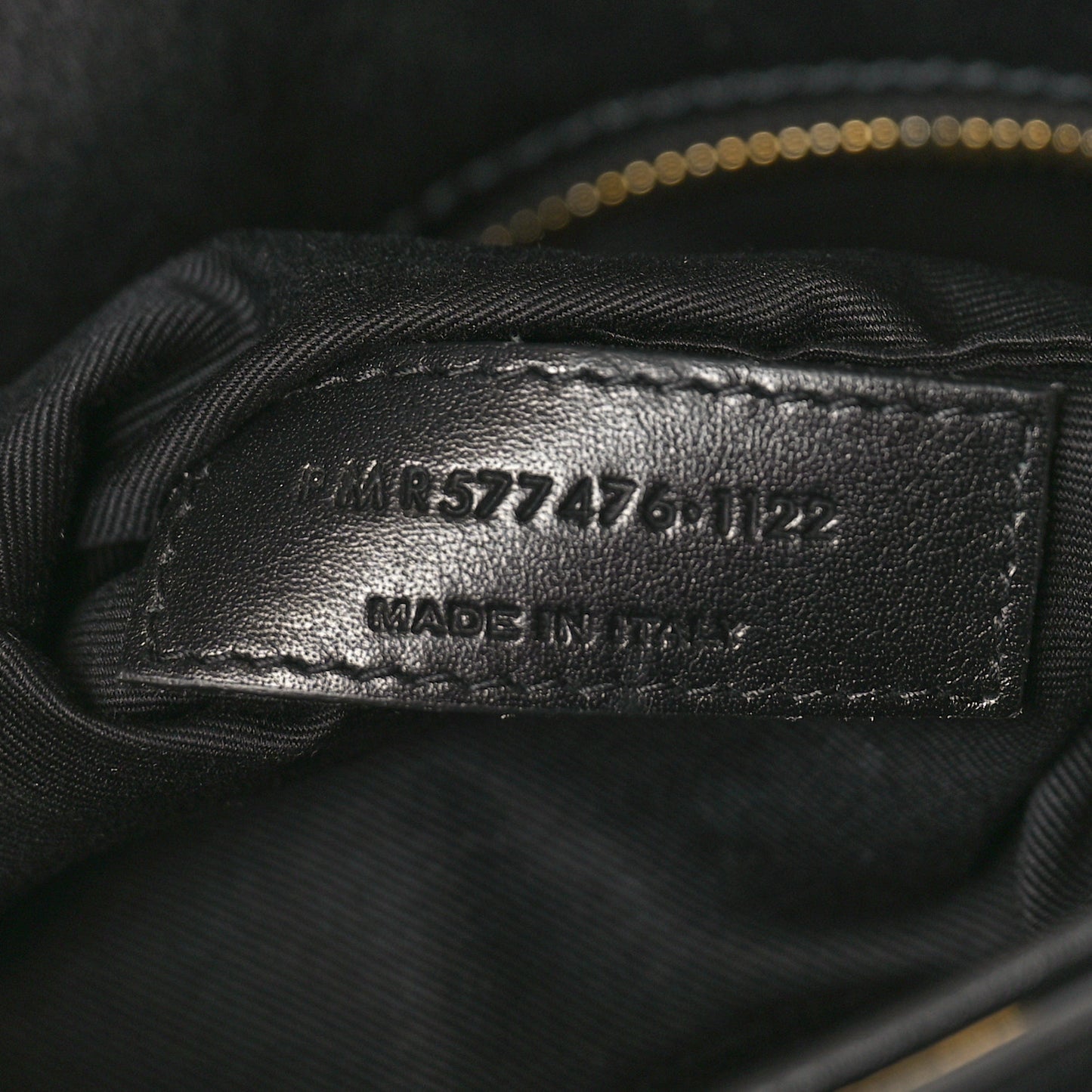 SAINT LAURENT Patent Quilted Small Loulou Puffer Monogram Chain Satchel Black