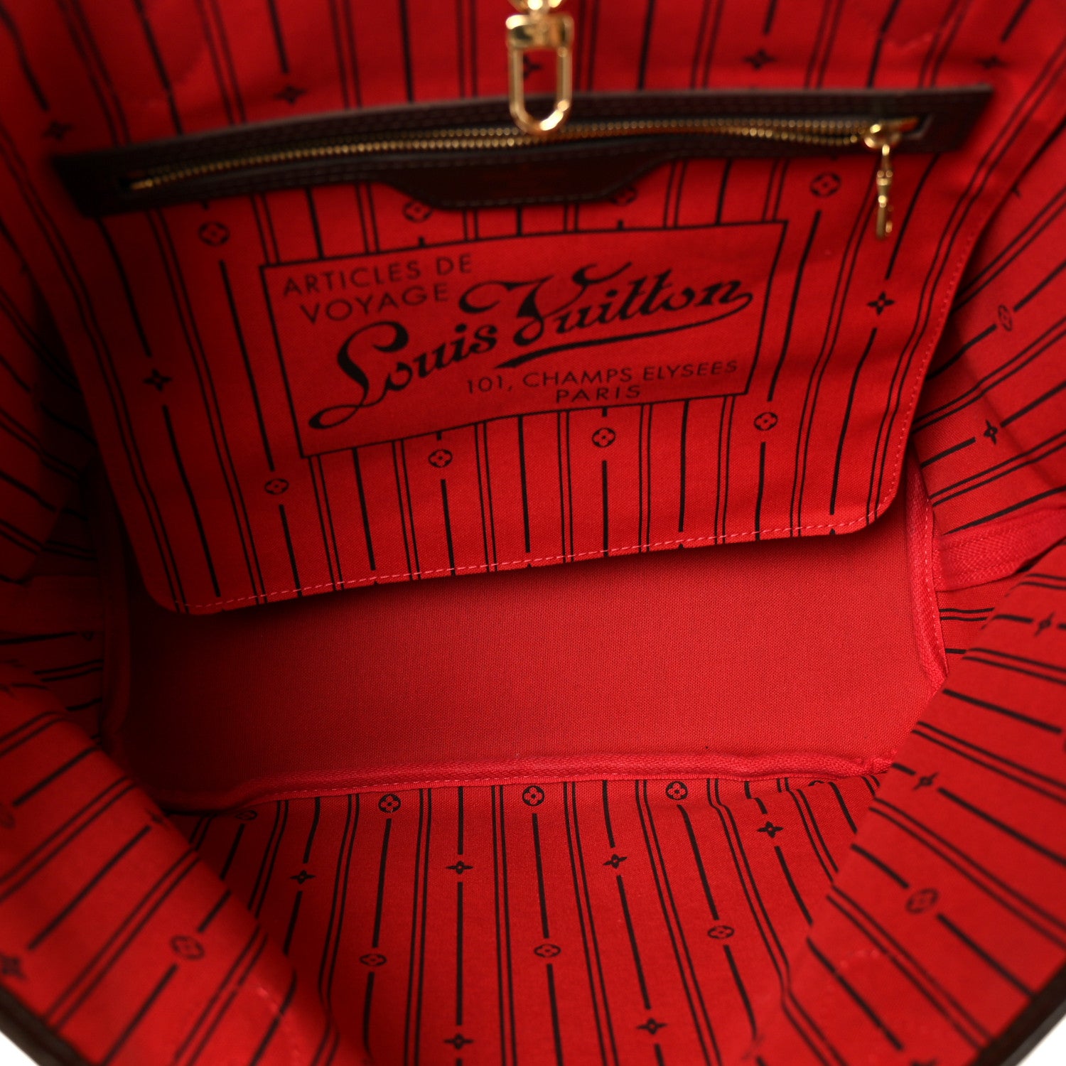 Louis Vuitton Damier Ebene Neverfull MM 5 of 10