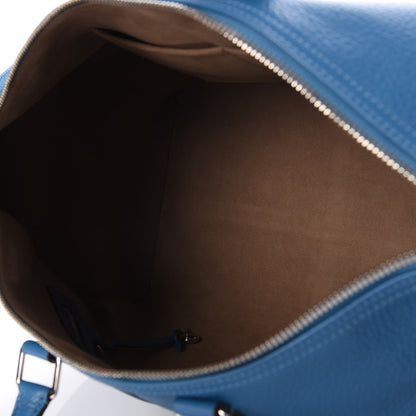 Louis Vuitton Taurillon Keepall Bandouliere 45 Bleu Canard 6 of 14