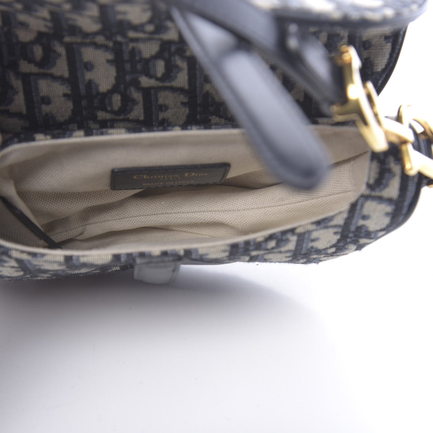 Oblique Mini Saddle Bag Blue