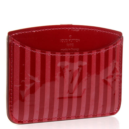 Louis Vuitton Vernis Rayures Mirror Case Pomme D'Amour 4 of 8