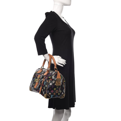 Louis Vuitton Monogram Multicolor Speedy 30 Black 2 of 17