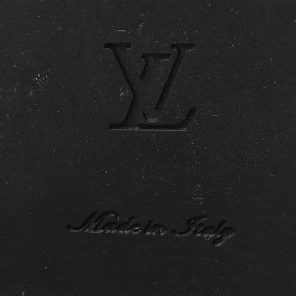 Louis Vuitton Calfskin Monogram Wonderland Flat Ranger Boots 40 Black 6 of 7